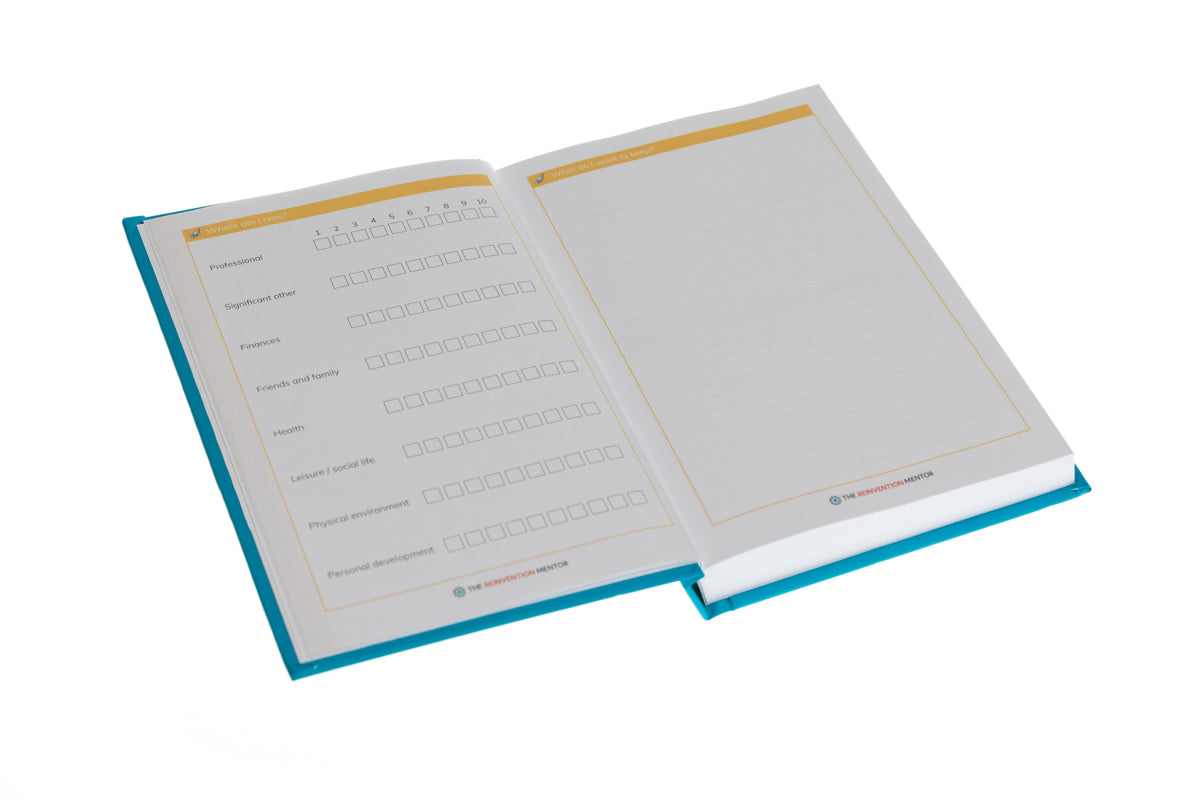 Vision pages spread from The Empowerment Planner with Where are you now assessment and "What I want to keep" reflection page