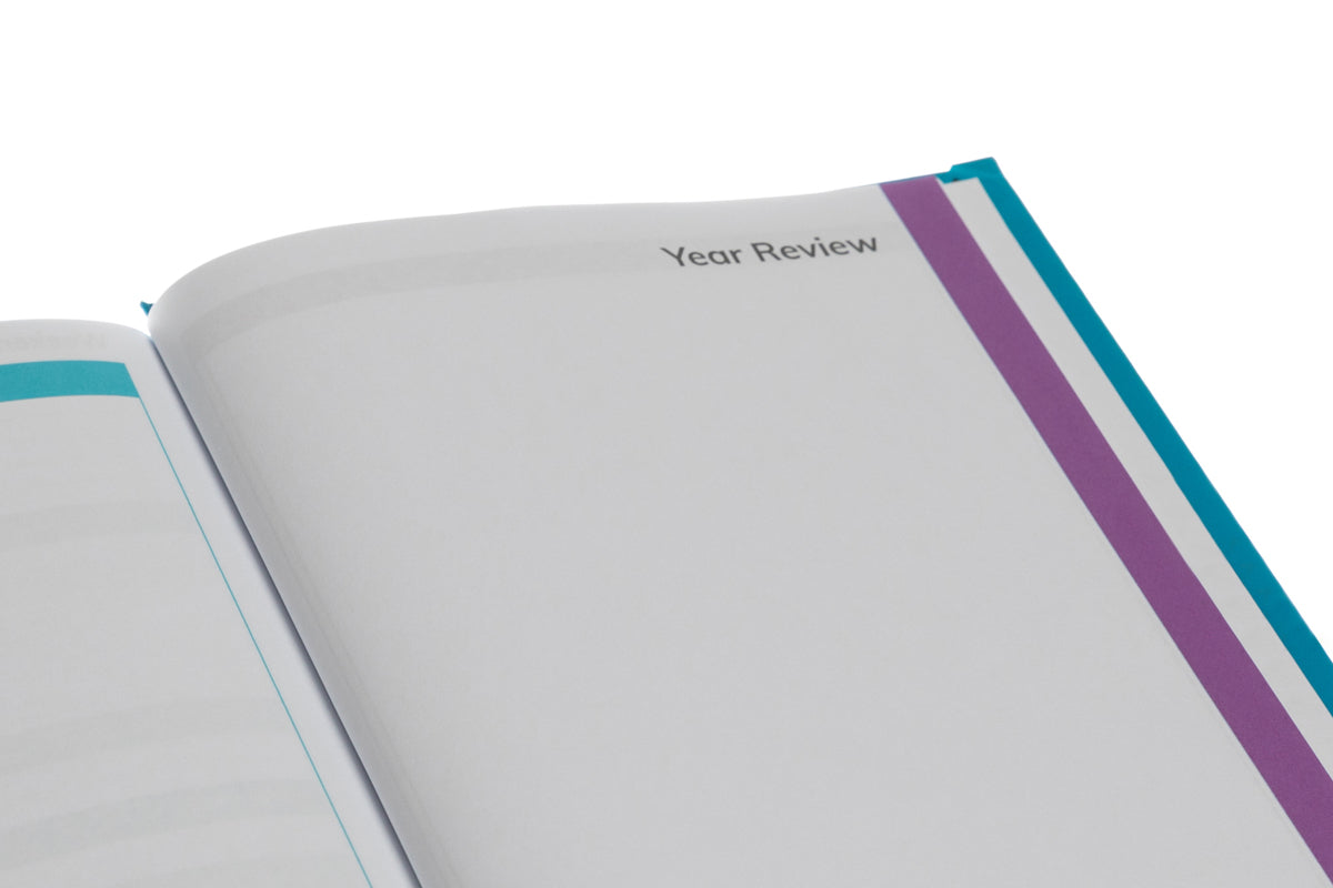 Year Review title page from The Empowerment Planner showing annual reflection section